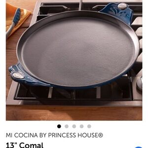 Princess House Blue Comal Skillet